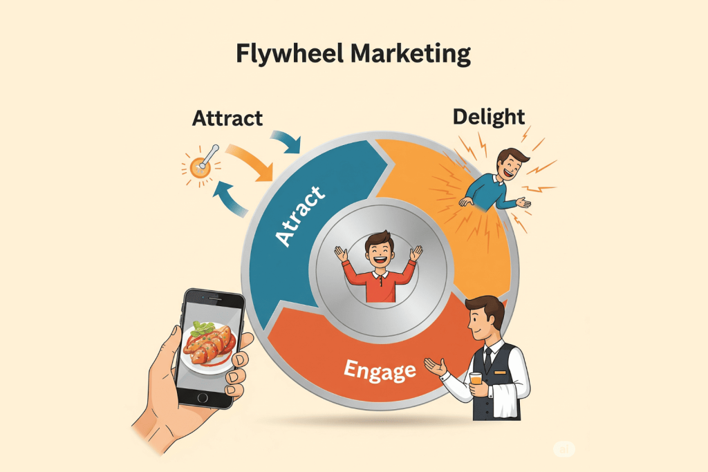 Flywheel marketing restoran
